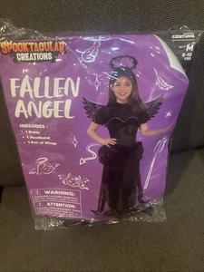 Disfraz de Halloween Spooktacular Creations Fallen Angel Niña, Mediano (8-10 años) - Imagen 1 de 3