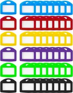 48 Pezzi Copri Chiavi Tappi 1 Pollice Copri Chiavi Protezioni con Etichette in Carta Vuota e  - Foto 1 di 12