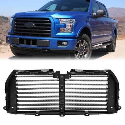 Para Ford F-150 F150 2015-2017 2016 Parrilla superior Radiador de aire Obturador FL3Z8475F Foto 1 de 4