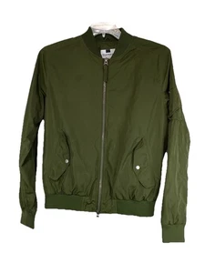 Topman gefütterte Polyester Bomberjacke in Grün Herren Größe M - Bild 1 von 14