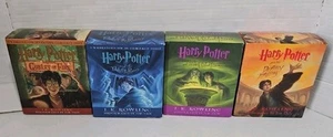 Harry Potter Audio CD Books 4-7 Complete Unabridged Lot Jim Dale Deathly Phoenix - Picture 1 of 4