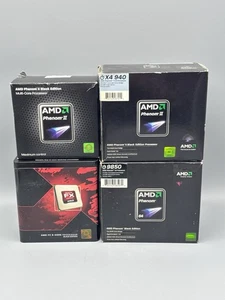 AMD FX-8150 Phenom II X6 1090T X4 940 X4 9850 Set - 1 CPU + 3 Kühler Ist-Zustand - Bild 1 von 19