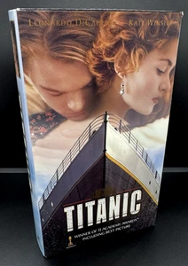 Titanic (1997) (VHS, 1998, 2-Tape Set) Kate Winslet Leonardo DiCaprio - Picture 1 of 7