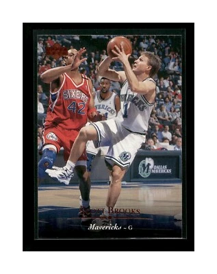 1995-96 Upper Deck Dallas Mavericks Basketball Card #32 Scott Brooks - Image 1 of 2