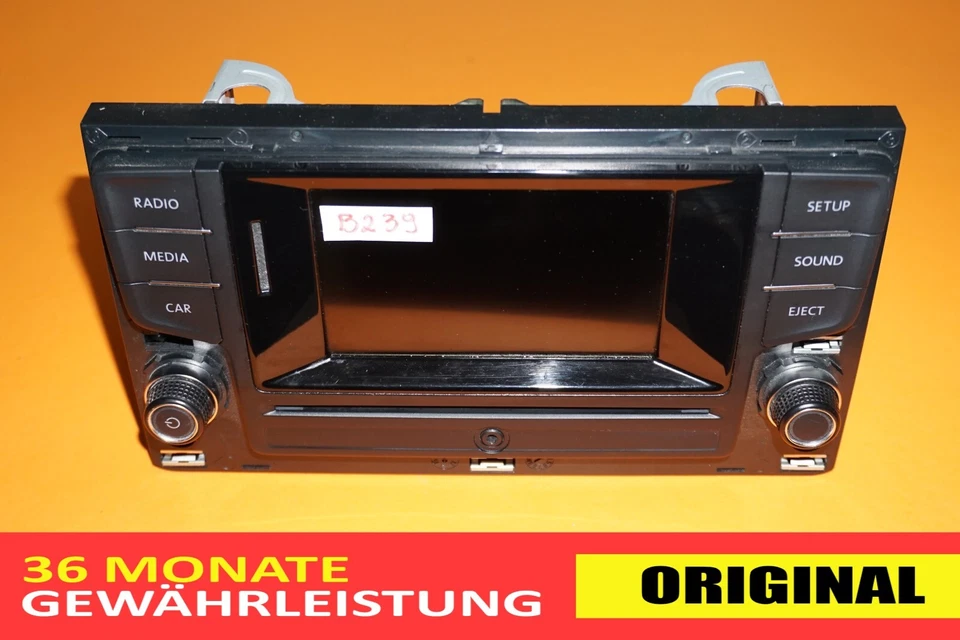Radio Composition Colour 5" DAB+ SD CD VW Golf 7 VII Passat B8 Tiguan 2 AD⭐ ⭐ ⭐ - Bild 1 von 4