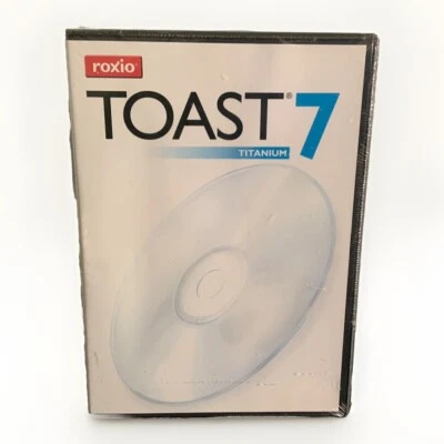 New Roxio Toast 7 Titanium (Mac) w/ Serial Product KEY Sealed - Image 1 of 4