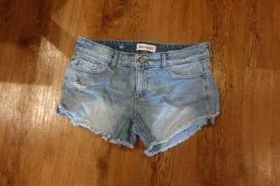 Pantalones cortos de mezclilla para mujer DL1961 Karlie Blue Boyfriend 26 * Foto 1 de 4