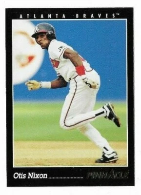 1993 Pinnacle #35 Otis Nixon Atlanta Braves - Image 1 of 2