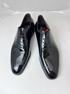 Carmina Shoemaker Wholecut Oxfords Size UK 9,5 Rain-D 910 Black patent1 - Picture 1 of 6
