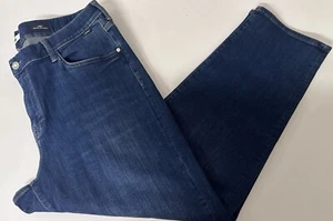 Mavi Libby Mid Rise, Slim Straight Dark Wash Jeans New With Tags Size 44x29 NWT - Picture 1 of 11