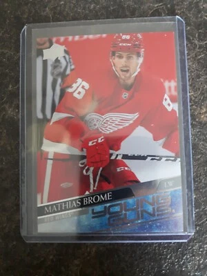 2020-21 Upper Deck Series 2 Young Guns YG Mathias Brome RC Card# 468 - Image 1 of 2