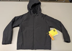All in Motion Boys Plush Softshell Jacket Coat - Black Size Medium (8) - Picture 1 of 6