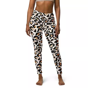 Women's Yoga Leggings, unique Yoga Leggings, Workout Fitness Leggings, Yoga Love - Picture 1 of 21