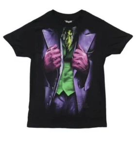 Batman Dark Knight Joker Night Tuxedo Costume Licensed Adult T-Shirt Medium M - Picture 1 of 4