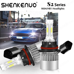 9004 HB1 LED For Ford Mustang 87-93 Ranger 89-92 Tempo 86-94 Headlight Bulbs Kit - Picture 1 of 10