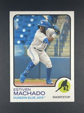 2022 Topps Heritage Minor League Estiven Machado Dunedin Blue Jays #34