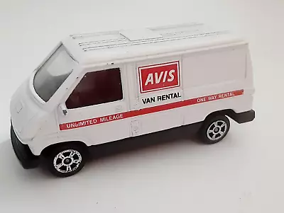 Corgi 1980s AVIS One Way Rental Van Renault White Made in Great Britain Vintage - Image 1 of 4