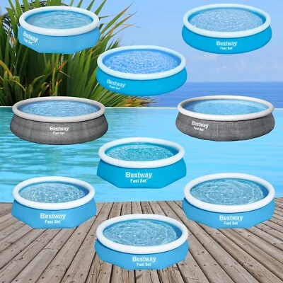 Bestway Swimming Pool Fast Set Gartenpool Filterpumpe Schwimmbecken Kinder - Bild 1 von 4