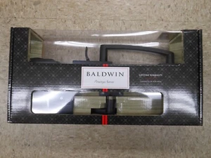 Baldwin 180SPHxSPL SQR 514 Spyglass Single Cylinder Keyed Entry - Matte Black - Picture 1 of 4