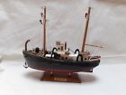 Wooden Model boat fishing trawler Decoration Nautical  Wooden Home Decor Gift