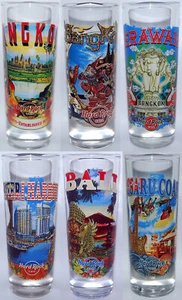 Hard Rock Cafe Year 2021-2022 City Shot Glass - Picture 1 of 3