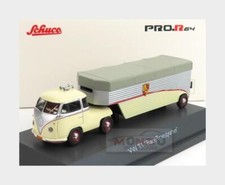 1:64 SCHUCO Vw T1B Continental Motors Porsche Car Transporter 1962 452001400 Mod