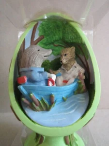 Wind in the Willows ON THE RIVER CVS 2002 Simple Pleasures EGG Lim Ed Mole Rat - Imagen 1 de 10