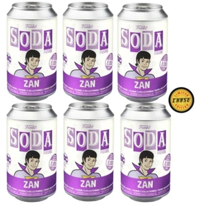 Estuche de fábrica de soda de vinilo Animation Super Friends Zan Funko (6) con persecución al por mayor - Imagen 1 de 1
