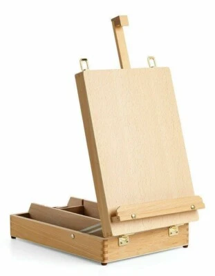 LIFFEY Wooden Artist Table Storage Box Easel -New Version Winsor & Newton Medway - Image 1 of 3