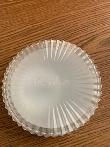 VINTAGE KENKO HARD PLASTIC LENS/FILTER CASE~CLEAR~2  3/4" X 1/2" - Picture 1 of 2
