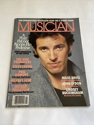 1984 November Musician Magazine, Bruce Springsteen Interview (CP48) Foto 1 de 3
