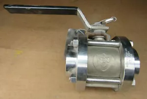 1" TBV Cameron Socket Weld Stainless Ball Valve 1000 WOG - Picture 1 of 5