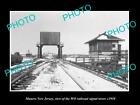 OLD HISTORIC PHOTO OF MAUERS NEW JERSEY THE WO RAILROAD SIGNAL TOWER c1950