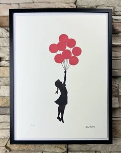 Lithographie Banksy 28×38 cm - Édition Limitée /150 - Encadrée + Certificat - Bild 1 von 7