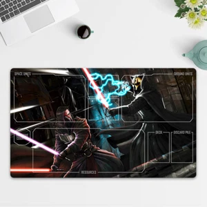 Playmat Revan vs Nihilus TCG Starwars : Unlimited Trading Card Game Mat Free Bag - Picture 1 of 3