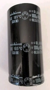Condensatore 1000uF 450V 105°C Nichicon GU - Foto 1 di 3
