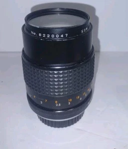 Camera Lens 135mm 1:2.8 No. 822047 Focal MC Auto With Black Bag For Minolta - Picture 1 of 11