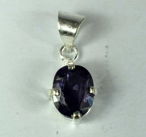 Natural 6.45 Ct Color Changing Alexandrite Oval Gemstone Men's Birthday Pendant - Picture 1 of 8