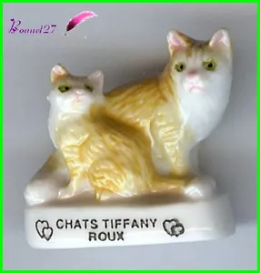 Feve Les Races de Chat Cat Edition Atlas " Les Tiffany Roux #A21 - Imagen 1 de 1