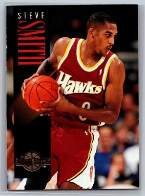 1994 SkyBox  Basketball #205 Steve Smith  Atlanta Hawks - Image 1 of 2
