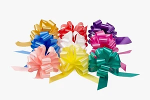 Schleifenband Schleifenzugband Ziehschleife goldfarben 31mm 1,20 3er-Set - Bild 1 von 33