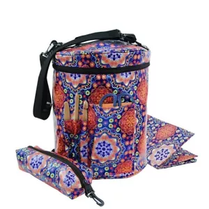 Knitting Bag Yarn Storage Tote Organizer for Mother's Day Waterproof(Mandala) - Picture 1 of 6