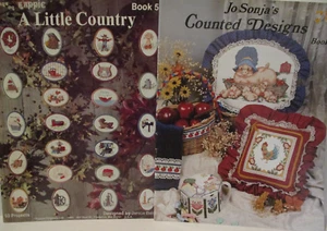 Jo Sonja's & Kappie Original  Cross Stitch Country Designs Booklets (2) - Picture 1 of 3