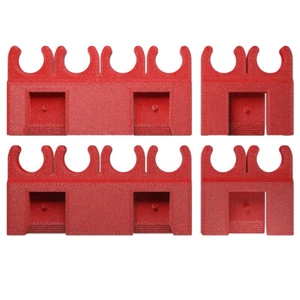 Juego de portacables de bujías rojo ciervo Triumph TR7 1971-77 para cables de 8,5 mm - Imagen 1 de 11