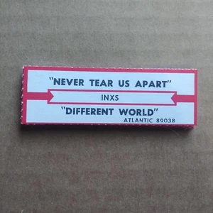 INXS Never Tear Us Apart JUKEBOX STRIP Record 45 rpm 7" - Picture 1 of 1