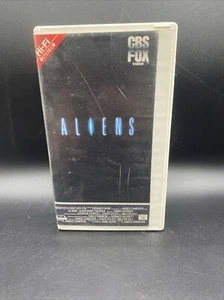Aliens VHS Tape 1986 Hi-Fi CBS Fox Video Horror Movie/ Rare National Video 1985 - Picture 1 of 12