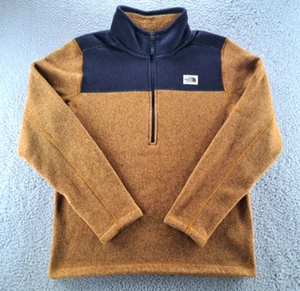 The North Face 1/2 Zip Pullover Herren Medium Gelb Navy Gordon Lyons Fleece Wandern - Bild 1 von 13