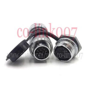 WS20 10pin Waterproof Connector, High Voltage Aviation Power Signal Plug Socket - Picture 1 of 6