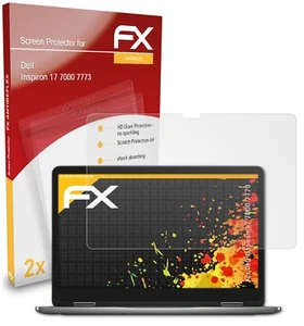 atFoliX 2x Screen Protection Film for Dell Inspiron 17 7000 7773 matt&shockproof - Picture 1 of 9