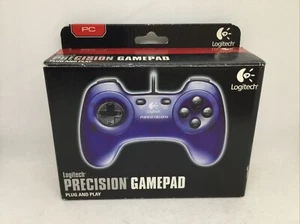 PC Precision Gamepad Plug And Juego Oficial Logitech Estado De Foto - Imagen 1 de 9
